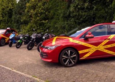 Fahrschulautos und Motorräder der Fahrschule Jan Matthes in Bad Berleburg